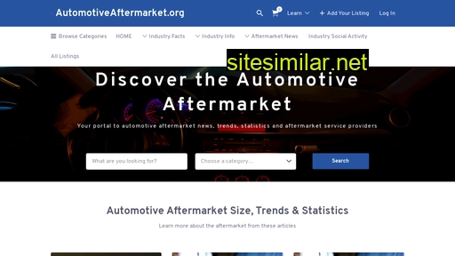 automotiveaftermarket.org alternative sites