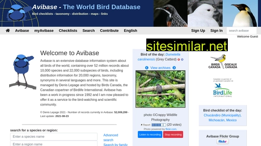 avibase.bsc-eoc.org alternative sites