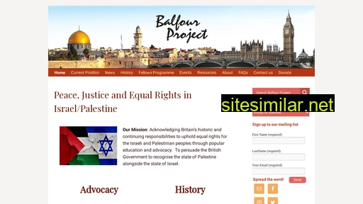 balfourproject.org alternative sites