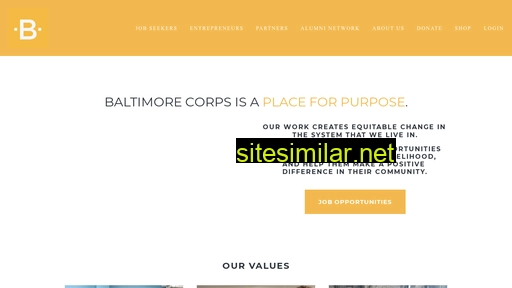 baltimorecorps.org alternative sites