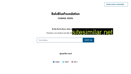 balubluefoundation.org alternative sites