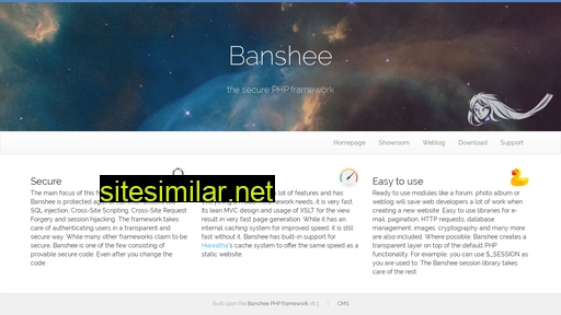 Banshee-php similar sites