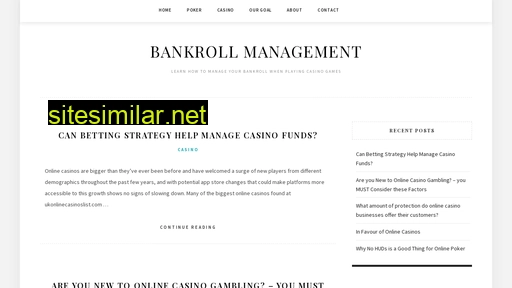 bankrollmanagement.org alternative sites