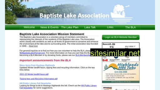 baptistelake.org alternative sites