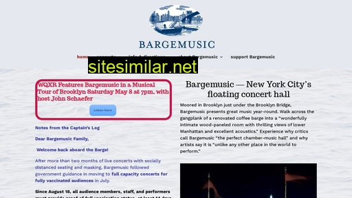 Bargemusic similar sites