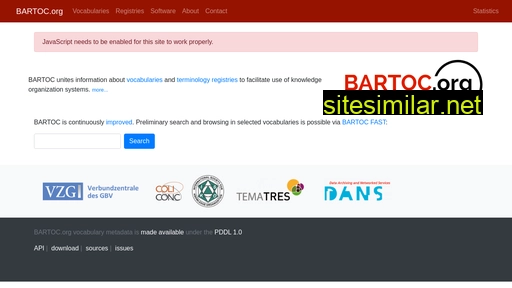 bartoc.org alternative sites