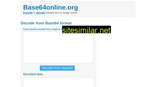 Base64online similar sites