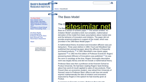 Bassbasement similar sites