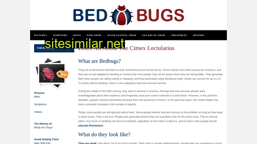 Bedbugs similar sites