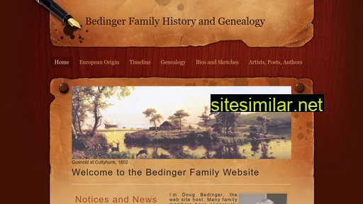 bedinger.org alternative sites