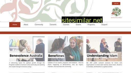 benevolenceaustralia.org alternative sites