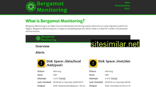 Bergamot-monitoring similar sites