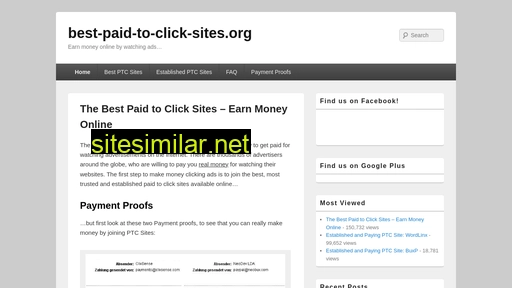 Best-paid-to-click-sites similar sites