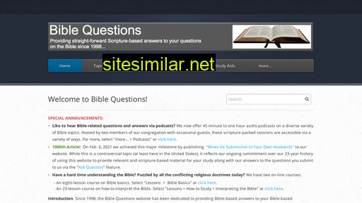 biblequestions.org alternative sites