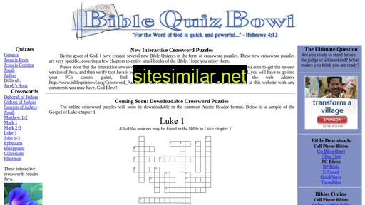 biblequizbowl.org alternative sites