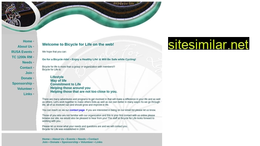 bicycleforlife.org alternative sites
