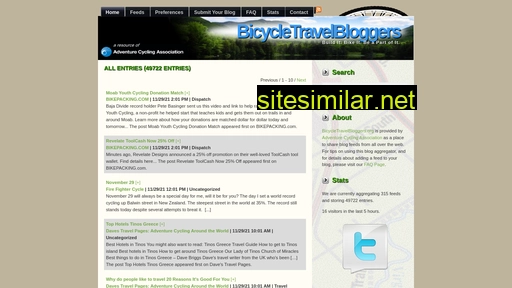 Bicycletravelbloggers similar sites