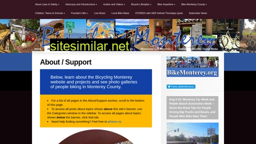 bikemonterey.org alternative sites