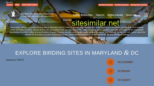 Birdersguidemddc similar sites