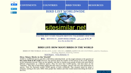 birdlist.org alternative sites