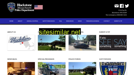 blackstonepolice.org alternative sites