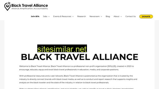 blacktravelalliance.org alternative sites