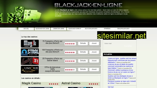 blackjack-en-ligne.org alternative sites