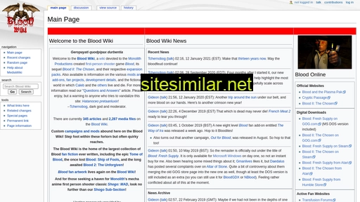 Blood-wiki similar sites