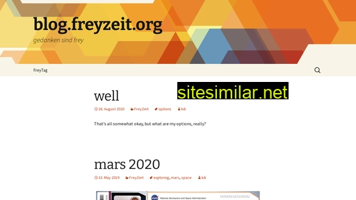 blog.freyzeit.org alternative sites
