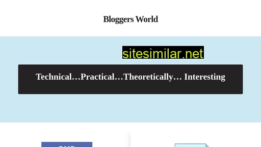 bloggersworld.org alternative sites