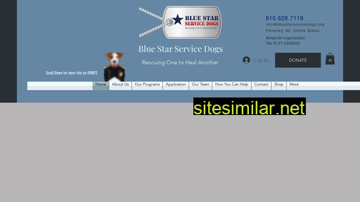 Bluestarservicedogs similar sites