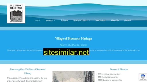 Bluemontheritage similar sites
