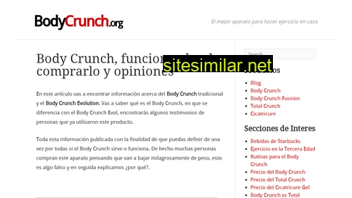 bodycrunch.org alternative sites