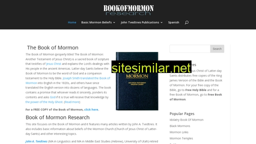 bookofmormonresearch.org alternative sites
