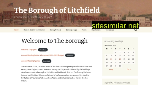 boroughoflitchfield.org alternative sites
