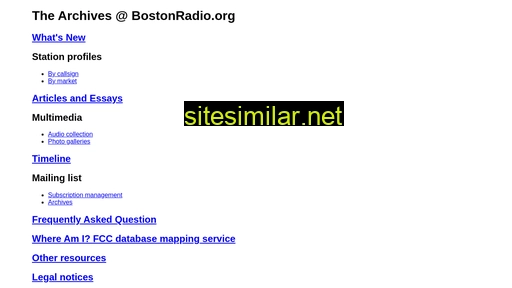 bostonradio.org alternative sites