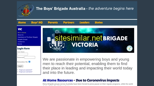 boys.brigadeaustralia.org alternative sites