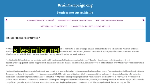 braincampaign.org alternative sites