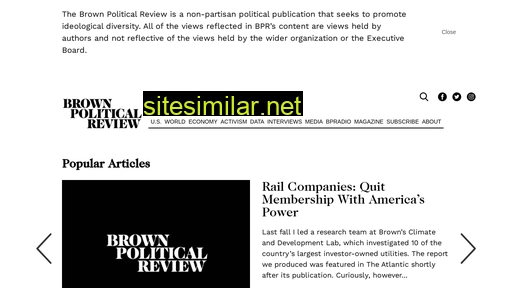 brownpoliticalreview.org alternative sites