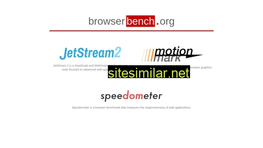 browserbench.org alternative sites