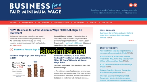 businessforafairminimumwage.org alternative sites
