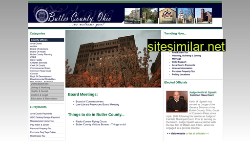 butlercountyohio.org alternative sites