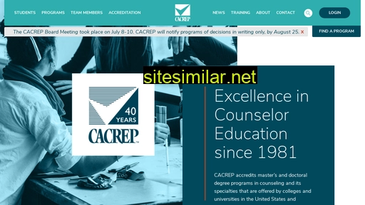 cacrep.org alternative sites