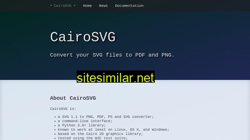 cairosvg.org alternative sites