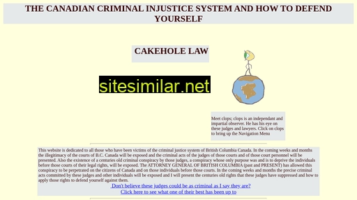 Cakehole-law similar sites