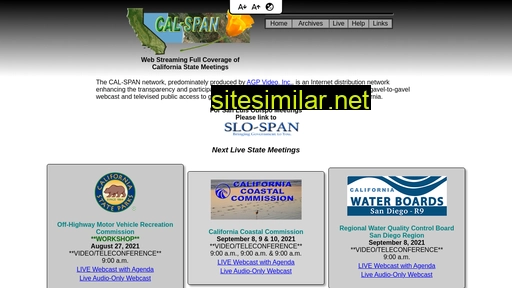 cal-span.org alternative sites