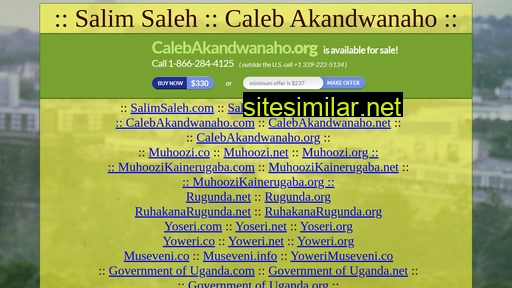 Calebakandwanaho similar sites