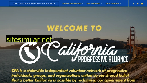 californiaprogressivealliance.org alternative sites
