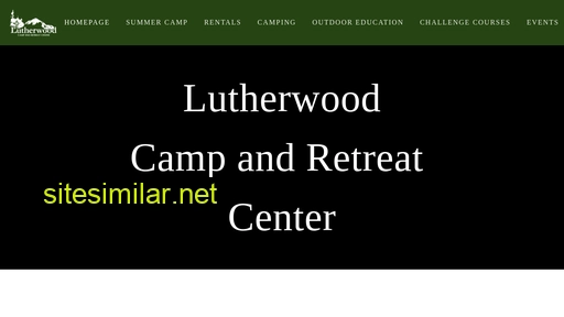 camplutherwood.org alternative sites