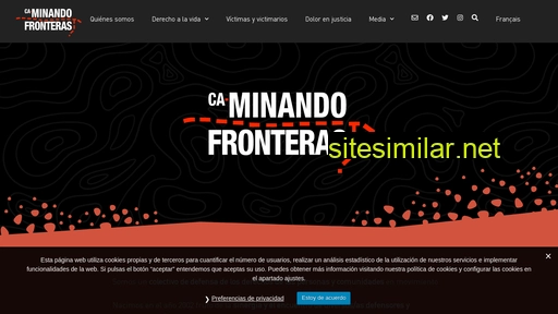 caminandofronteras.org alternative sites